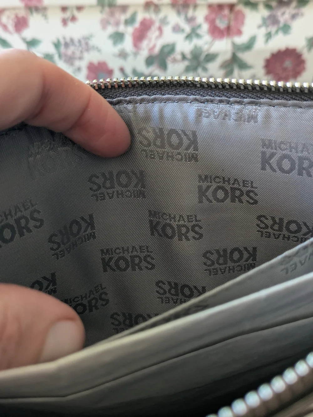 Michael Kors Metallic Gold Wristlet Clutch